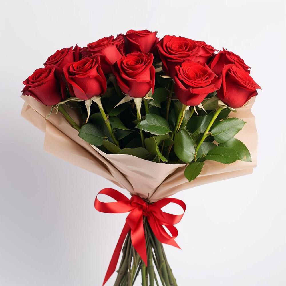 Букет 11 Красных роз Эдлесс Лав в Калтасы